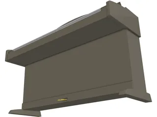 Piano Yamaha 3D Model preview