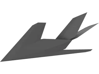 F-117 3D Model preview