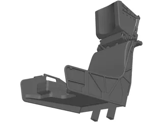 F-18 Seat 3D Model preview