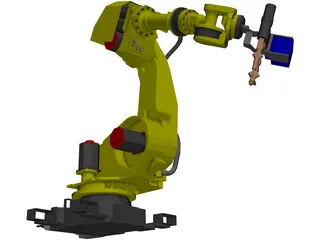 Fanuc R-2000 Robot Arm 3D Model preview