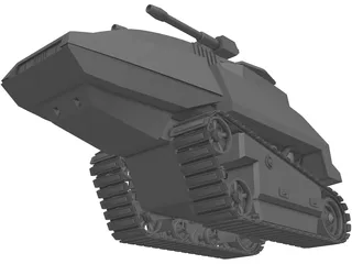 Cobra Tank 3D Model preview