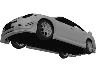 Dodge Neon SRT4 3D Model preview