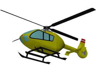 Eurocopter EC-135 3D Model preview