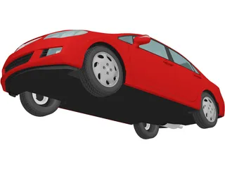 Honda Civic Hybrid (2008) 3D Model preview