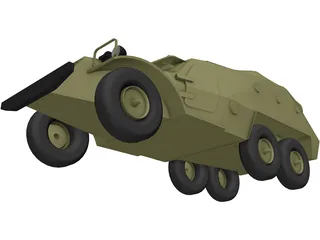 BTR 152 3D Model preview