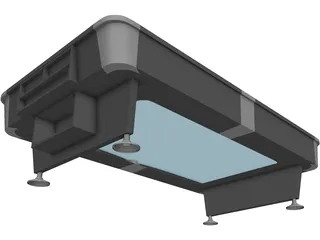 Billiard Table 3D Model preview