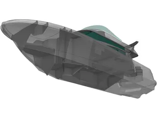 Janneau Motorboat P46 3D Model preview