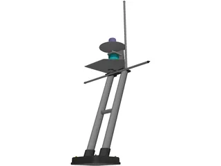 Boats Antenna 3D Model preview