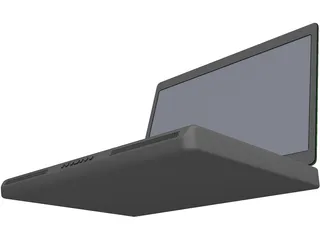 Dell M90 15 inch Laptop Computer 3D Model preview