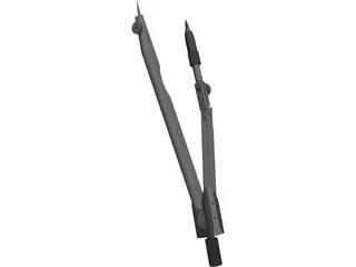 Drawing Compass 3D Model preview