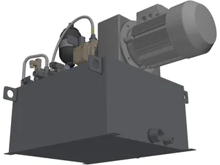 Hydraulic System 3D Model preview