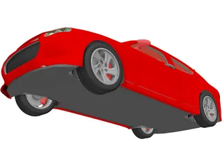 Sport Car Concept 3D Model preview