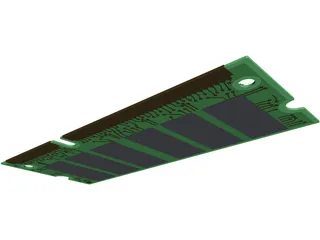 DIMM 3D Model preview
