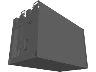 Container 3D Model preview