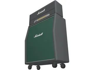 Marshall  Guitar Amp 3D Model preview