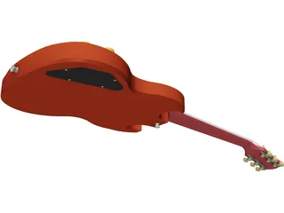 Gibson SG Custom Guitar 3D Model preview