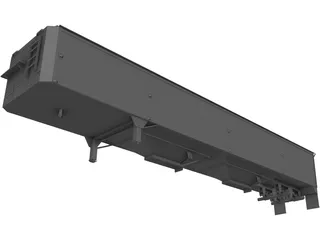 Wilson Grain Trailer 3D Model preview