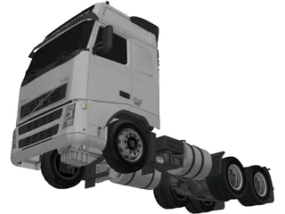Volvo FH12 Globetrotter (2006) 3D Model preview