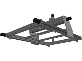 CNC Machine 3D Model preview