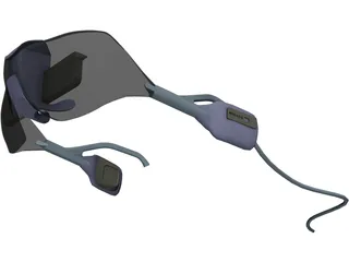 3D Glasses 3D Model preview