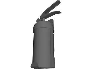 Fire Extinguiser 3D Model preview