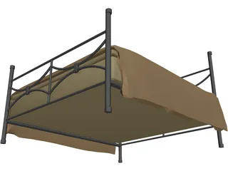 Bed 3D Model preview