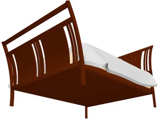 Bed 3D Model preview