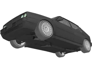 Lancia Delta HF 3D Model preview
