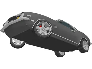 Chevrolet Camaro SS-350 V8 (1966) 3D Model preview
