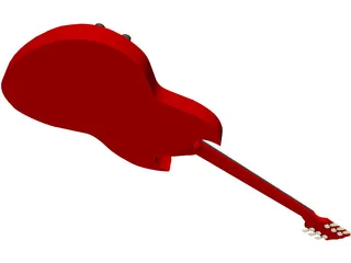Gibson SG Guitar 3D Model preview