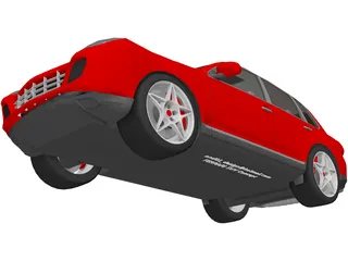 Ferrari SUV Concept 3D Model preview