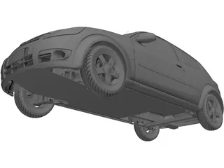 Ford Ka (2008) 3D Model preview