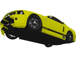 Ford Mustang GT500 Eleanor (2008) 3D Model preview