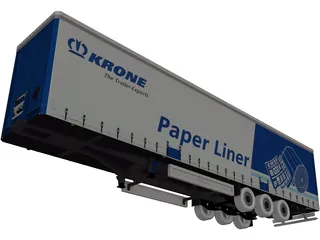 Trailer Krone 3D Model preview