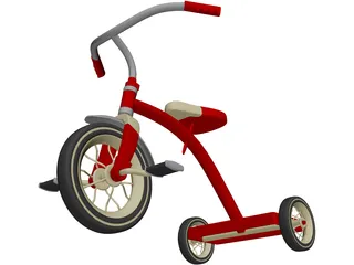 Tricycle 3D Model preview
