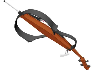 Electronic Cello 3D Model preview