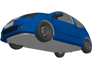Citroen C2 3D Model preview