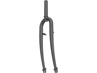 Bicycle Front Fork 3D Model preview