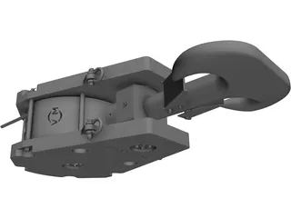 Crane Block 160 Metric Ton 3D Model preview