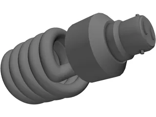 Light Electric Bulb 3D Model preview