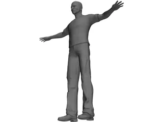 Man 3D Model preview