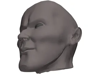 Head Man 3D Model preview