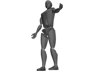 Crash Test Dummy 3D Model preview