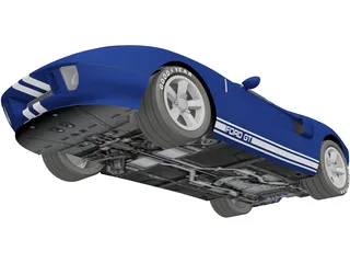Ford GT40 3D Model preview