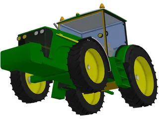 John Deere 7920 Tractor 3D Model preview
