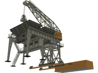 Crane 3D Model preview