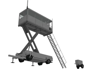Mobile Air Traffic Control 3D Model preview