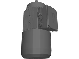 Electric Motor 3D Model preview