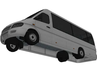 Mercedes-Benz Microbus 3D Model preview