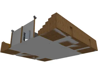 Basketball Court 3D Model preview